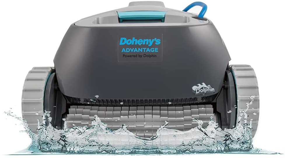 DOLPHIN Advantage Robotic Pool [Vacuum] Cleaner - Ideal for AboveIn Ground Swimming Pools up to 33 Feet - Powerful Suction to Pick up Small Debris