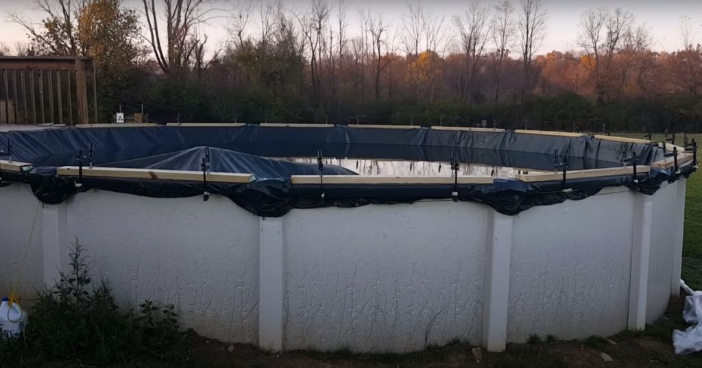 Winter pool cover